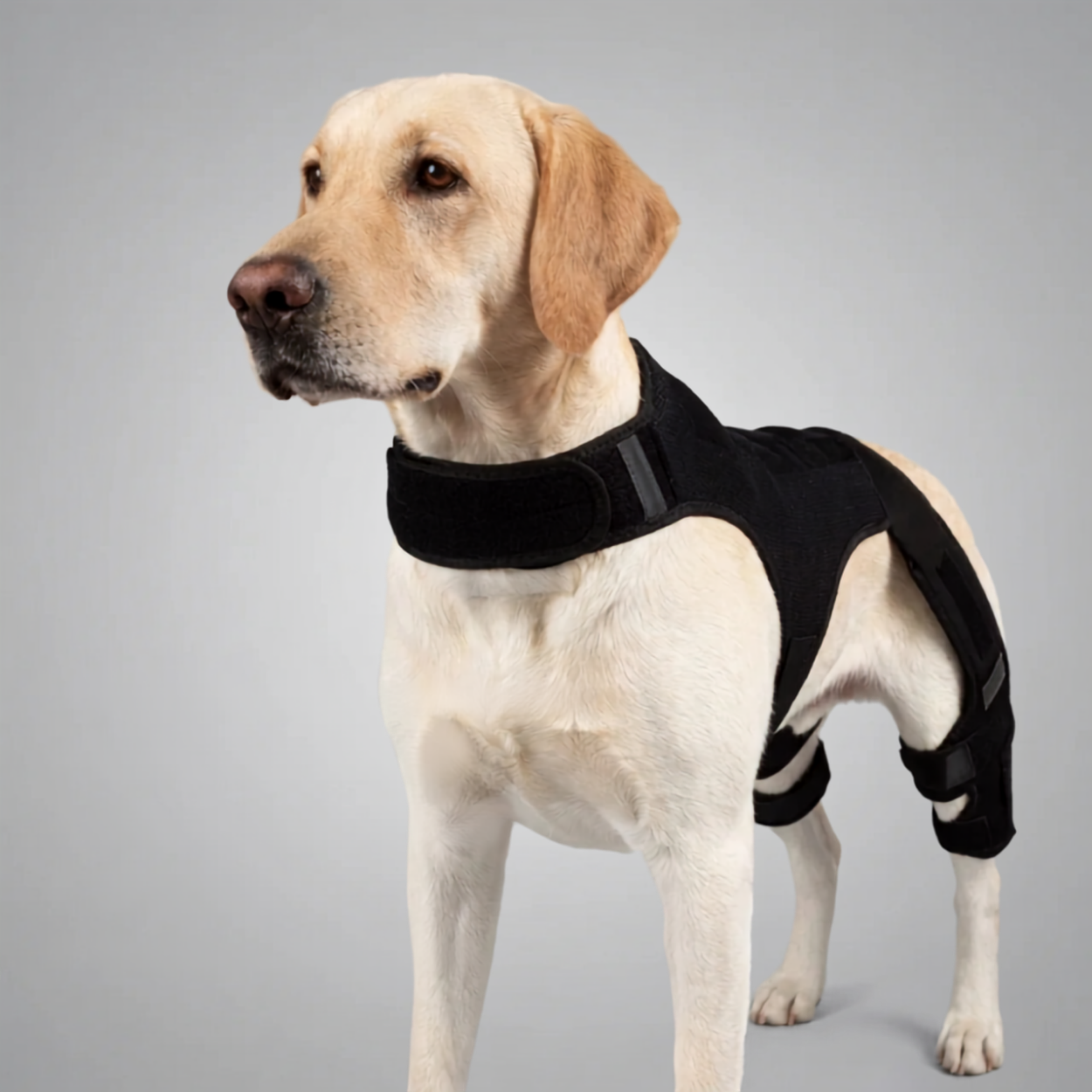 Orthèse de Soutien des Pattes Arrière pour Chien Harnais Réglable Anti-Chute