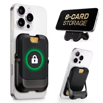 PORTEFEUILLE MAGNÉTIQUE SUPCASE MAGSAFE STOCKAGE 6 CARTES