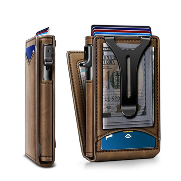 PORTEFEUILLE RFID ULTRA-SLIM ALUMINIUM