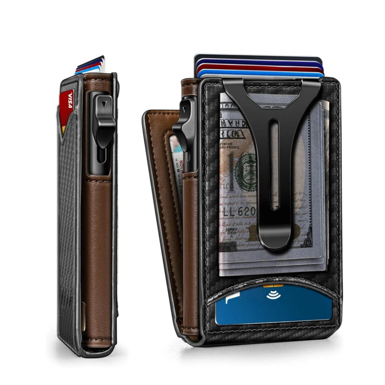 PORTEFEUILLE RFID ULTRA-SLIM ALUMINIUM