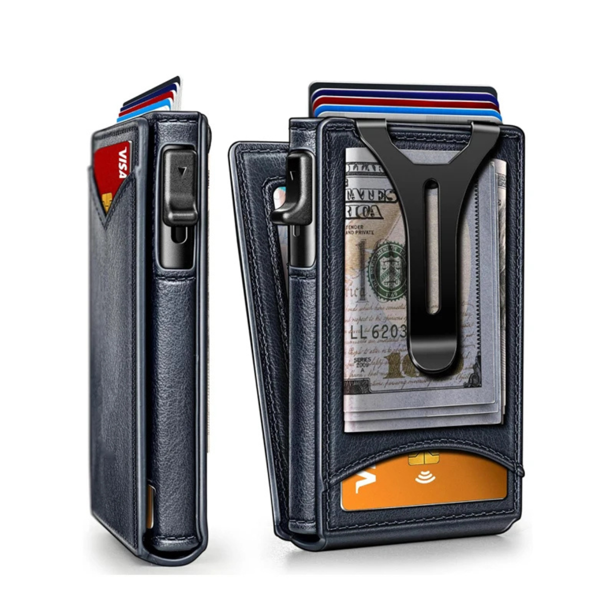 PORTEFEUILLE RFID ULTRA-SLIM ALUMINIUM