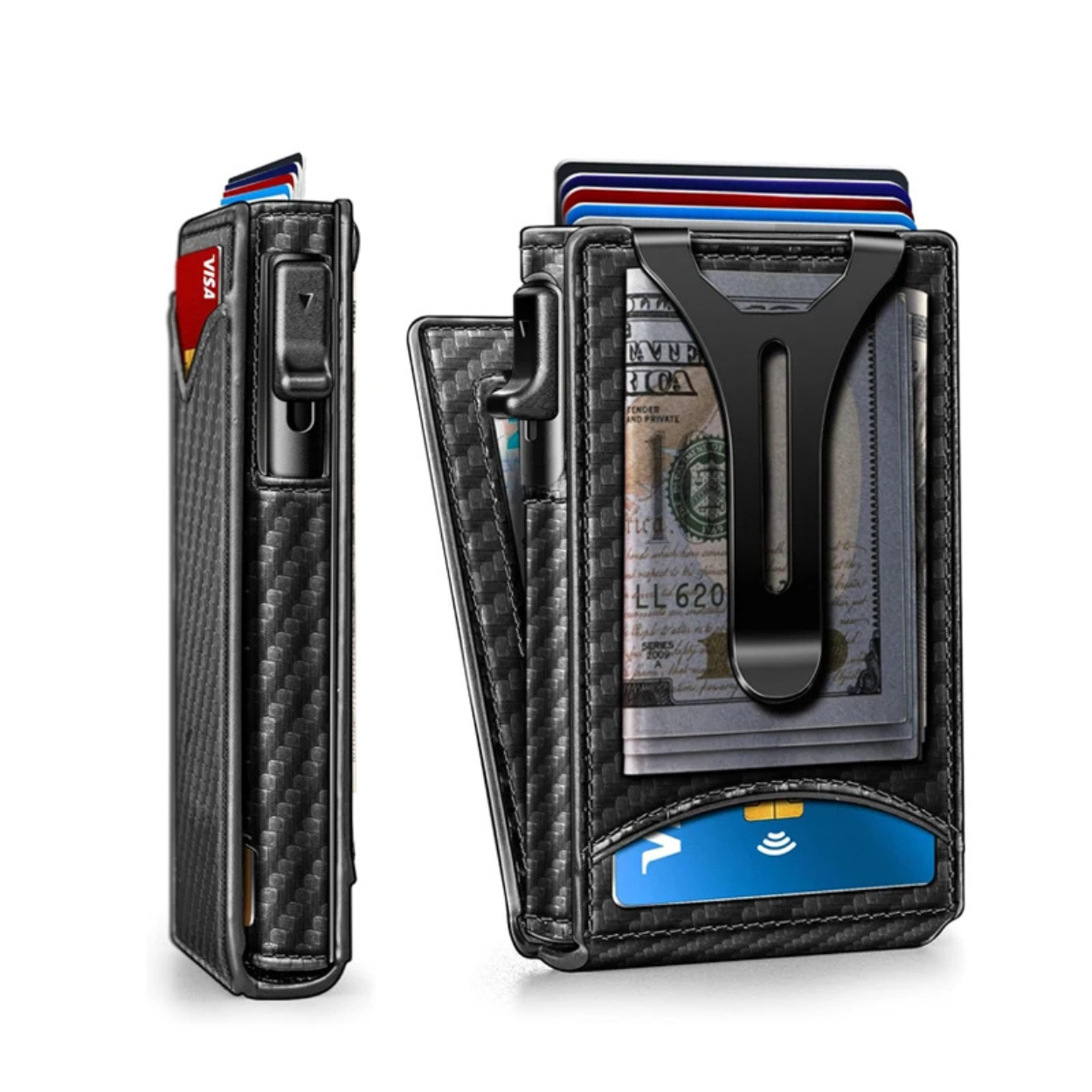 PORTEFEUILLE RFID ULTRA-SLIM ALUMINIUM