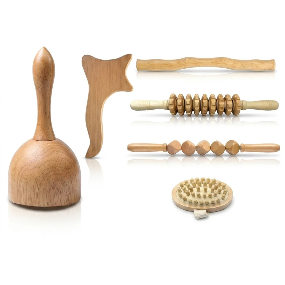 Pack 6 Outils Massage Bois