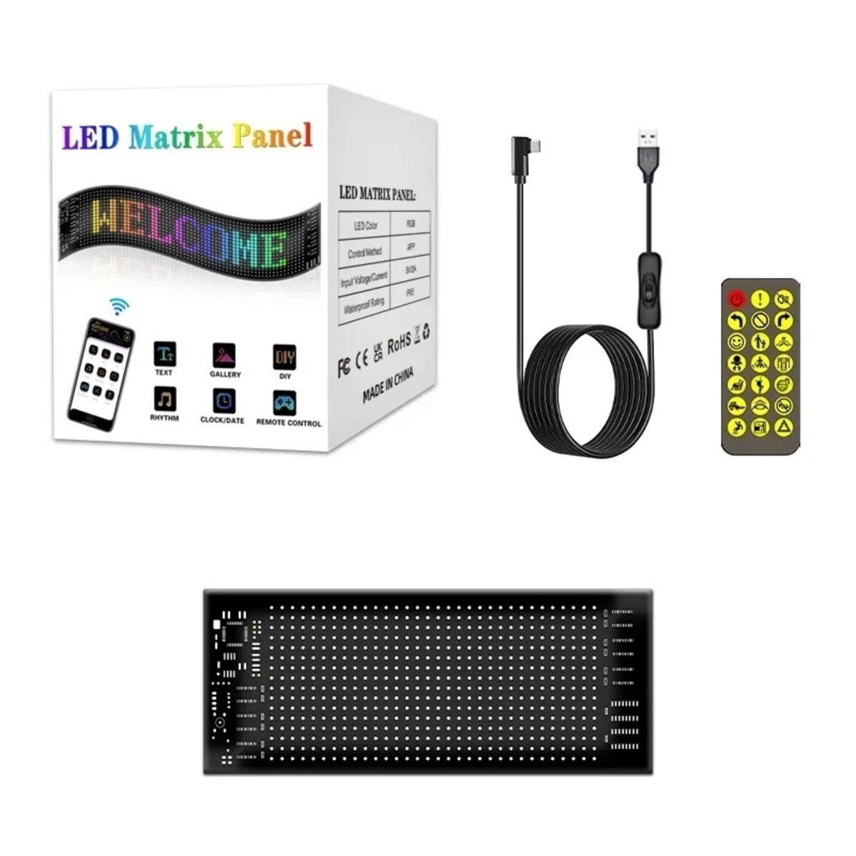 Panneau LED Défilant Bluetooth
