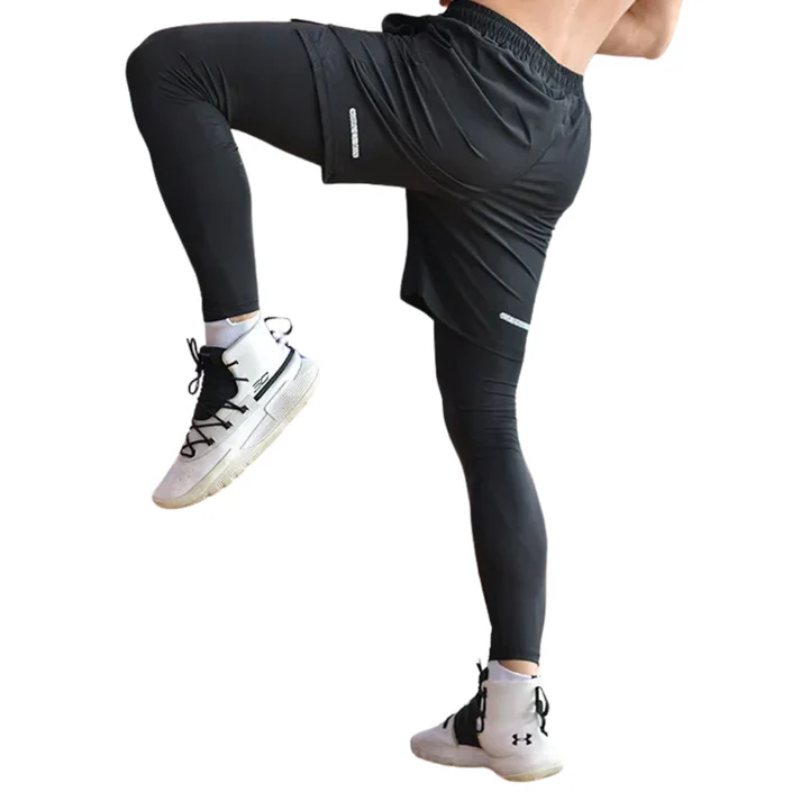 Pantalon de Running Homme 2-en-1 – Idéal Gym