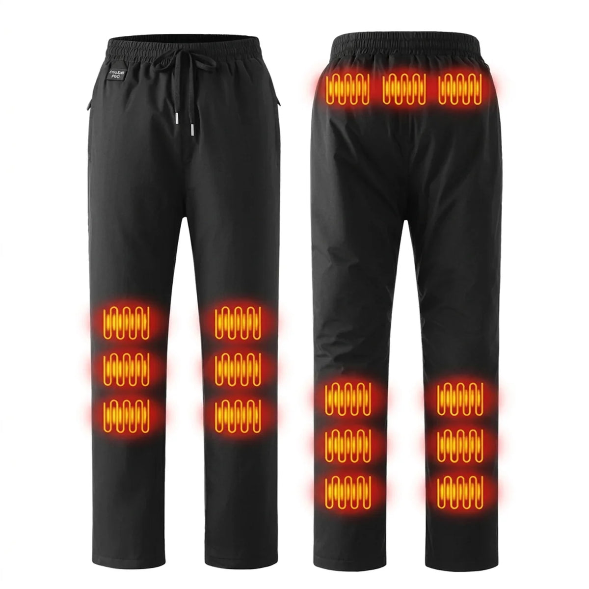 Pantalon Chauffant USB 15 Zones Pantalon Thermique d'Hiver pour Cyclisme & Extérieur