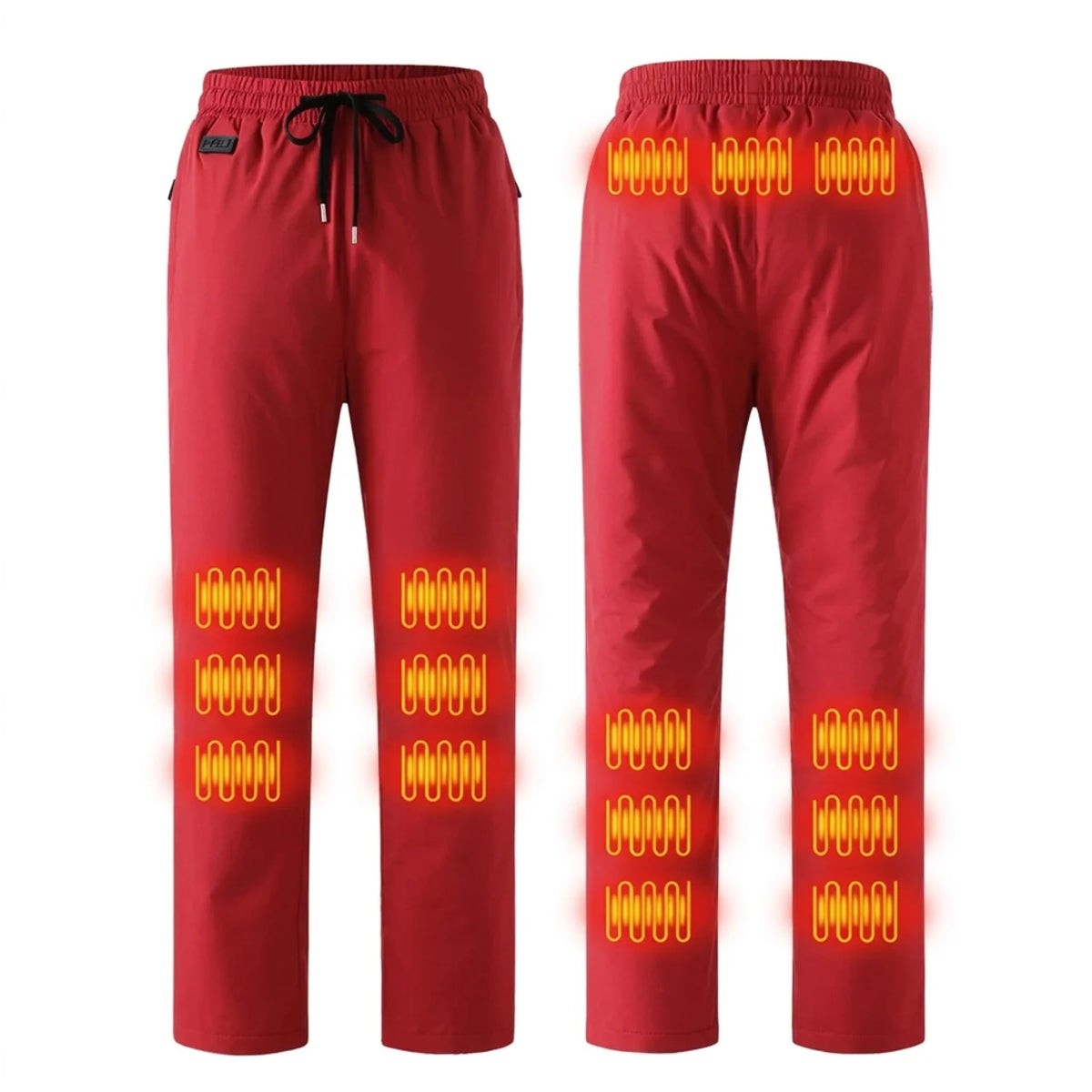 Pantalon Chauffant USB 15 Zones Pantalon Thermique d'Hiver pour Cyclisme & Extérieur