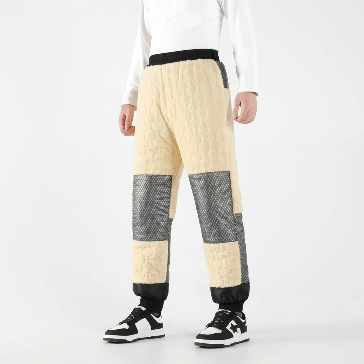 Pantalon Chauffant USB 15 Zones Pantalon Thermique d'Hiver pour Cyclisme & Extérieur