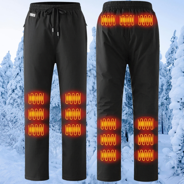 Pantalon Chauffant USB 15 Zones Pantalon Thermique d'Hiver pour Cyclisme & Extérieur
