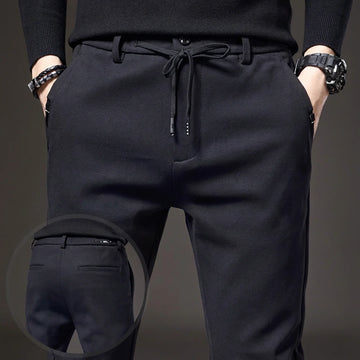 Pantalon Homme Hiver Stretch Coton Coupe Slim