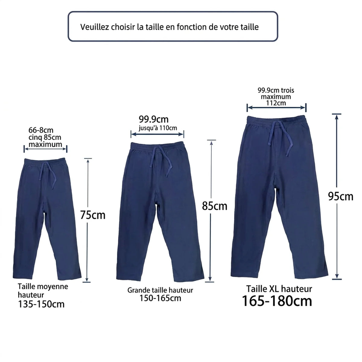 Pantalon d'Incontinence Imperméable & Anti-Fuites pour Adulte
