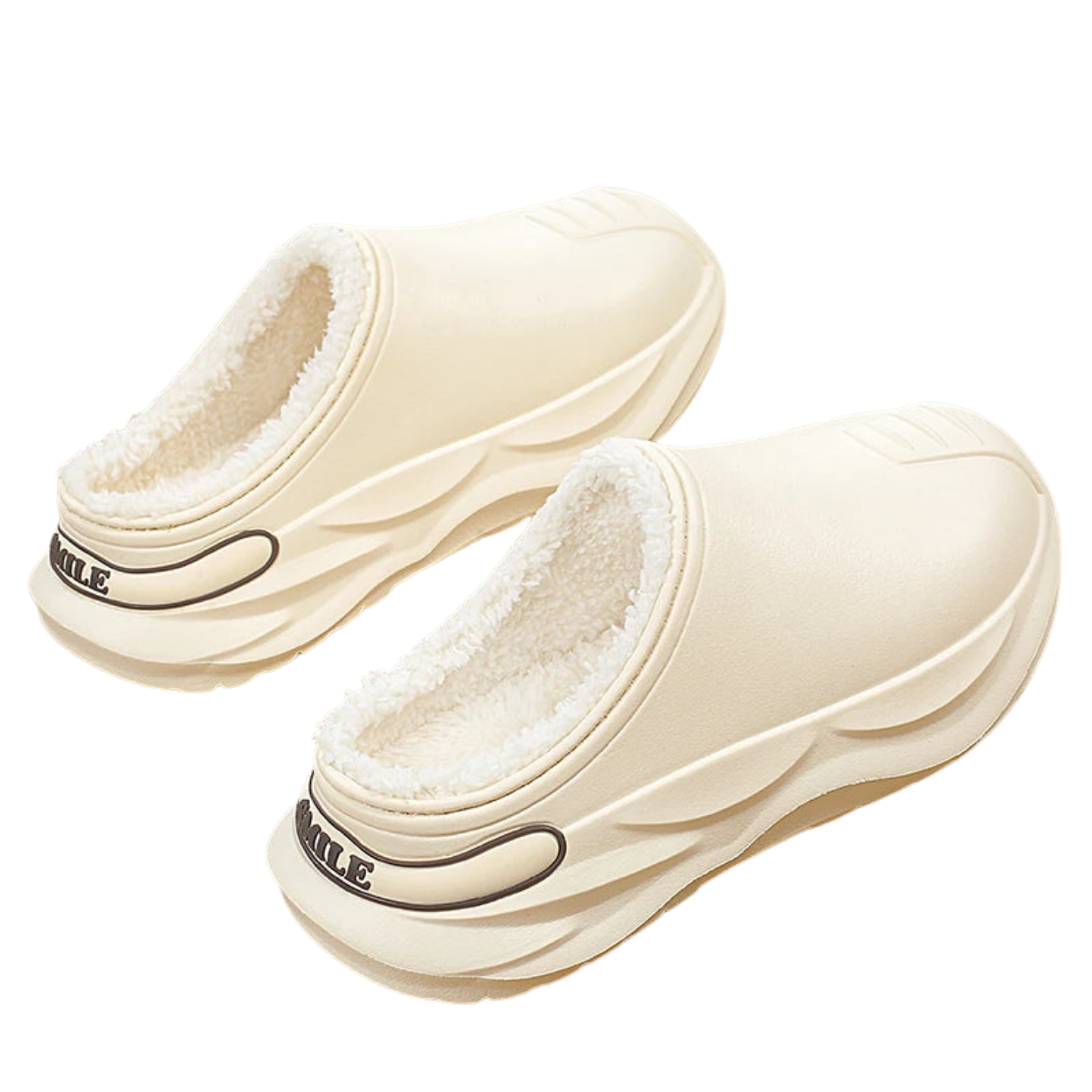 Pantoufles Clog d’Hiver Sabots Classiques Doublés