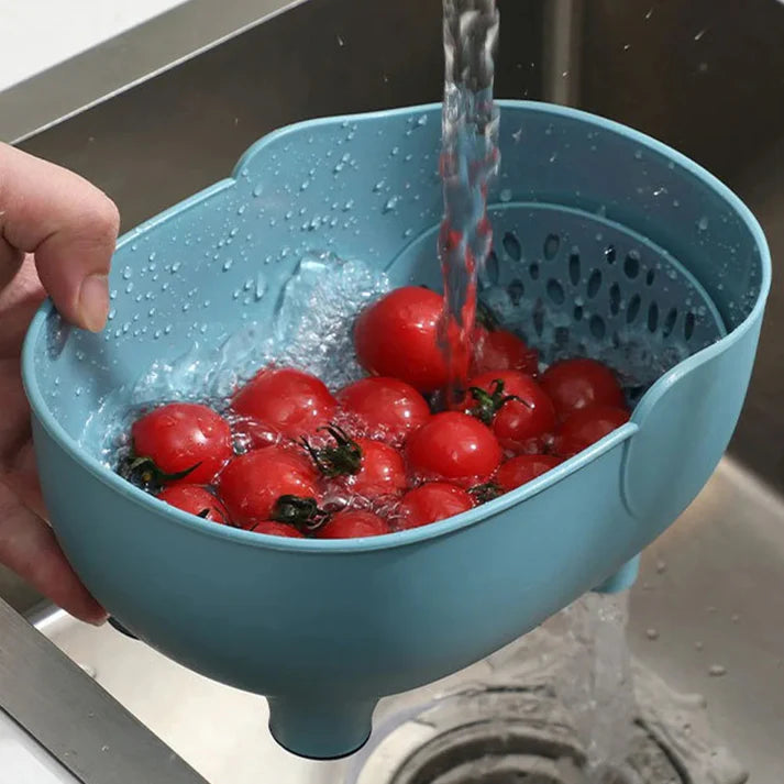 Passoire Éléphant pour Évier Panier Suspendu pour Laver Fruits et Légumes