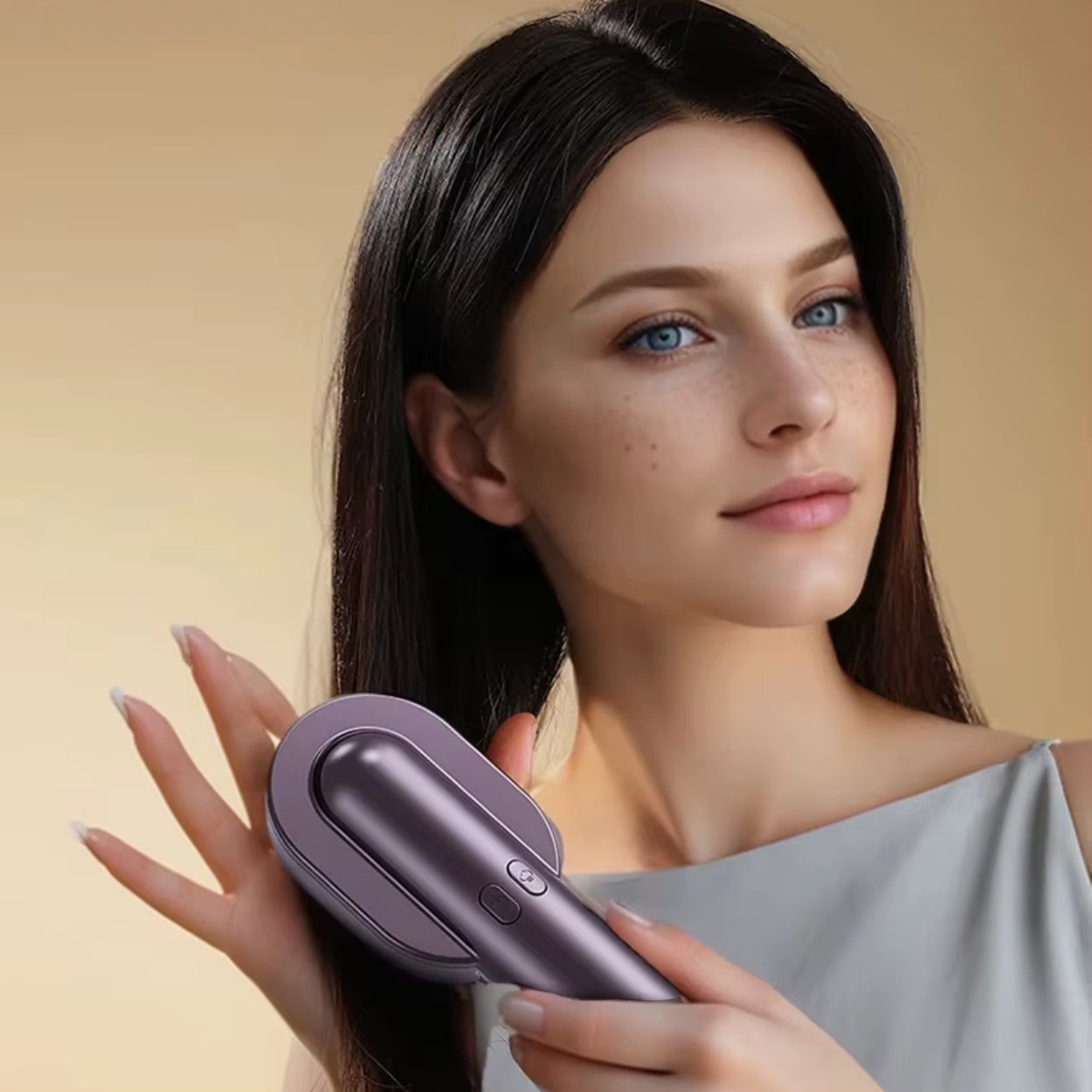 Peigne Applicateur Huile Capillaire Massant 4-en-1