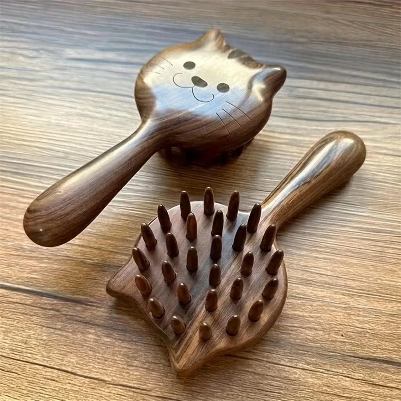 Peigne Massage Cuir Chevelu Chat