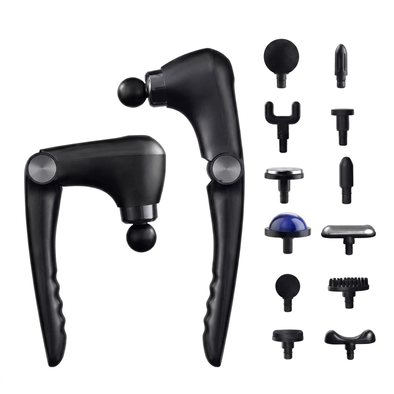 Pistolet de Massage Fascia Chaud & Froid avec Poignée Réglable 90°