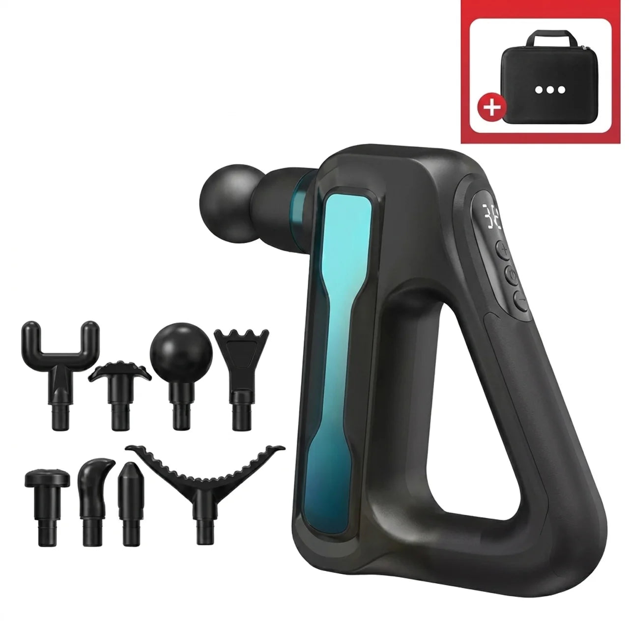 Pistolet de Massage Triangulaire Pro