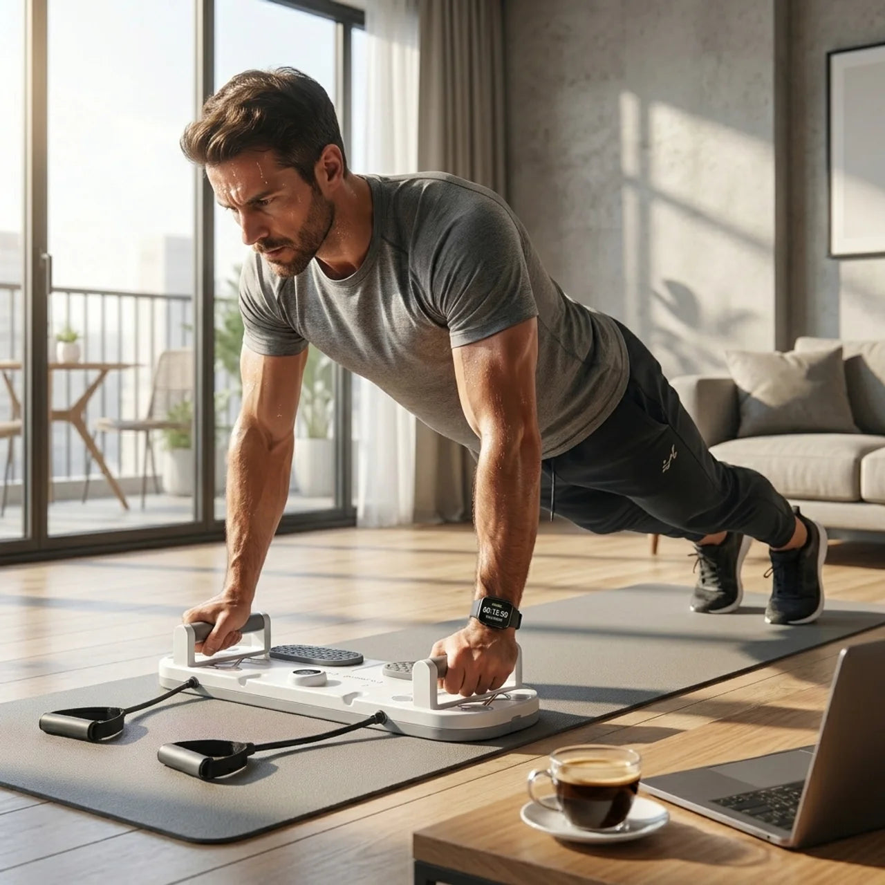 Planche Push-Up Multifonction Fitness