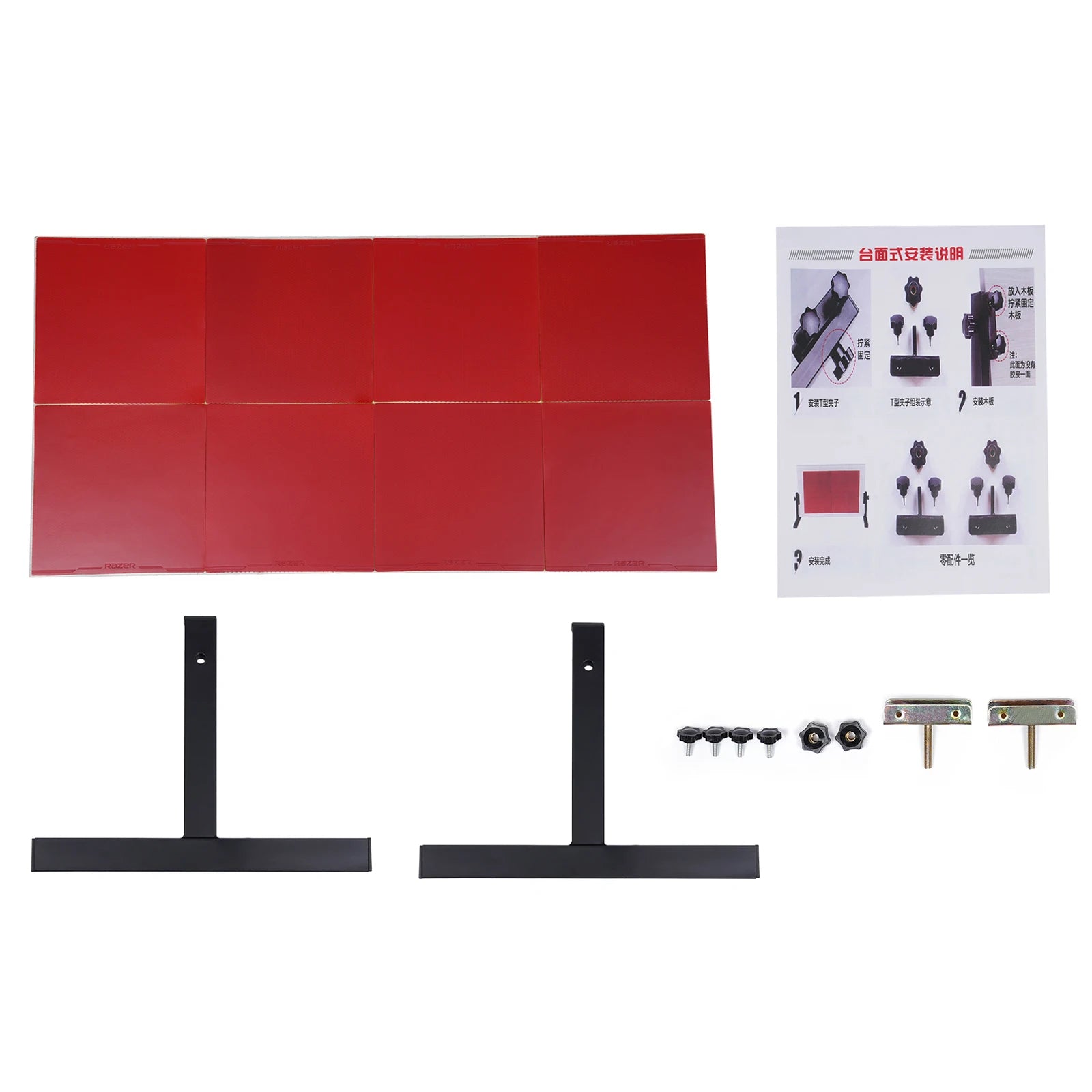 Planche de Tennis de Table Entraîneur de Ping Pong Réglable à 360°