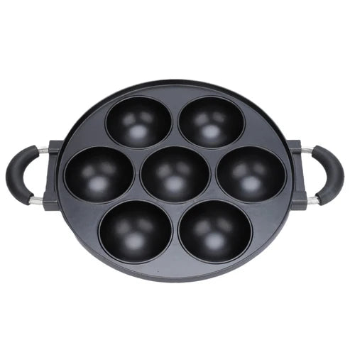 Poêle à Takoyaki antiadhésive 7, 12 ou 20 moules avec pics et pinceau