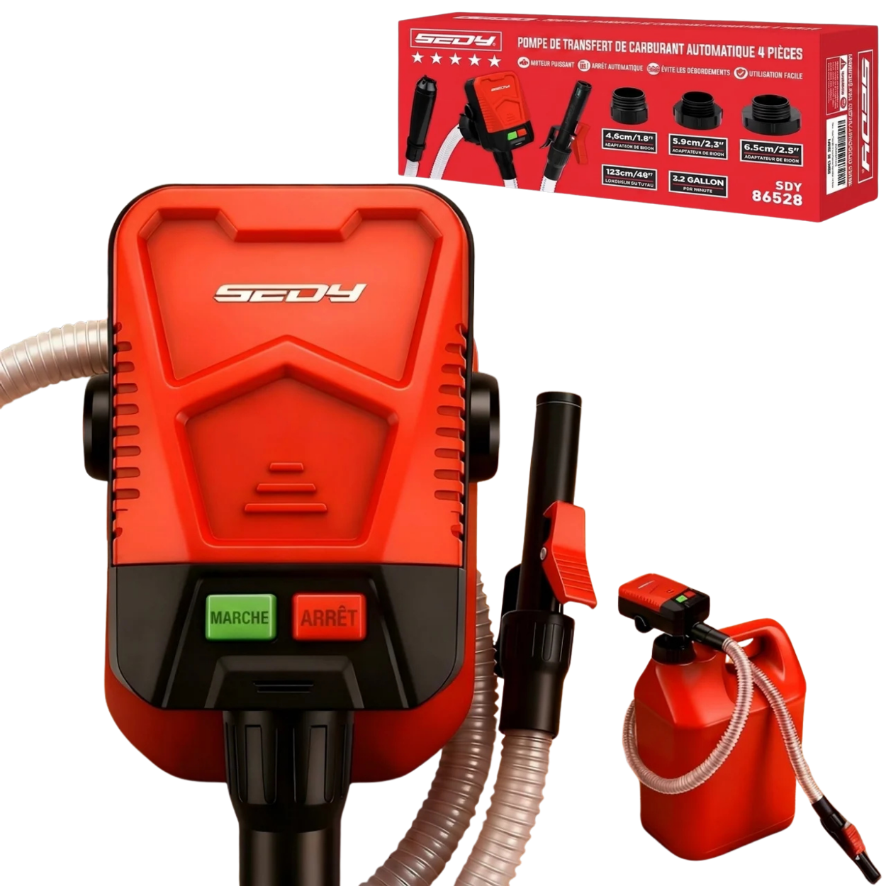 Pompe de Transfert de Carburant Automatique avec Arrêt Automatique