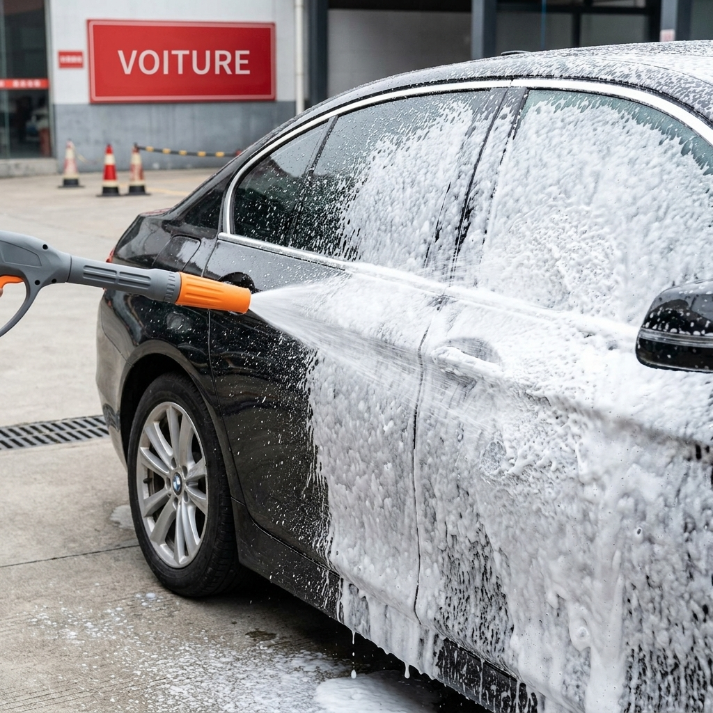 Pulvérisateur à mousse électrique rechargeable 2 L pour lavage automobile