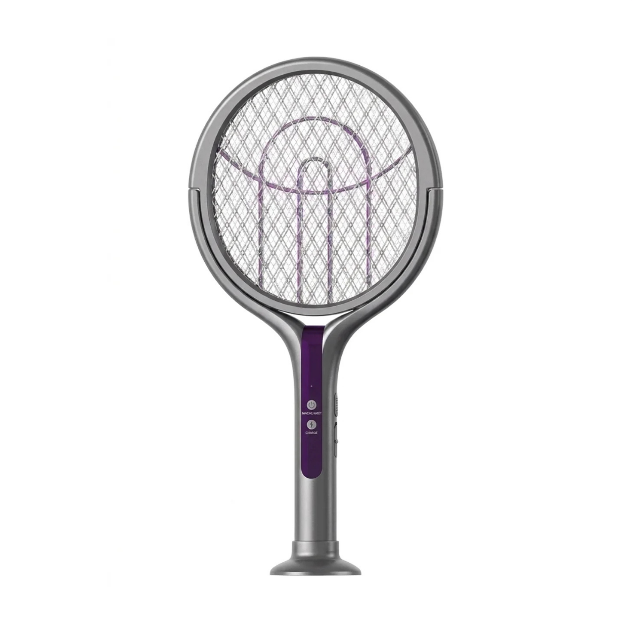 Raquette Électrique Anti Moustiques Télescopique Rechargeable