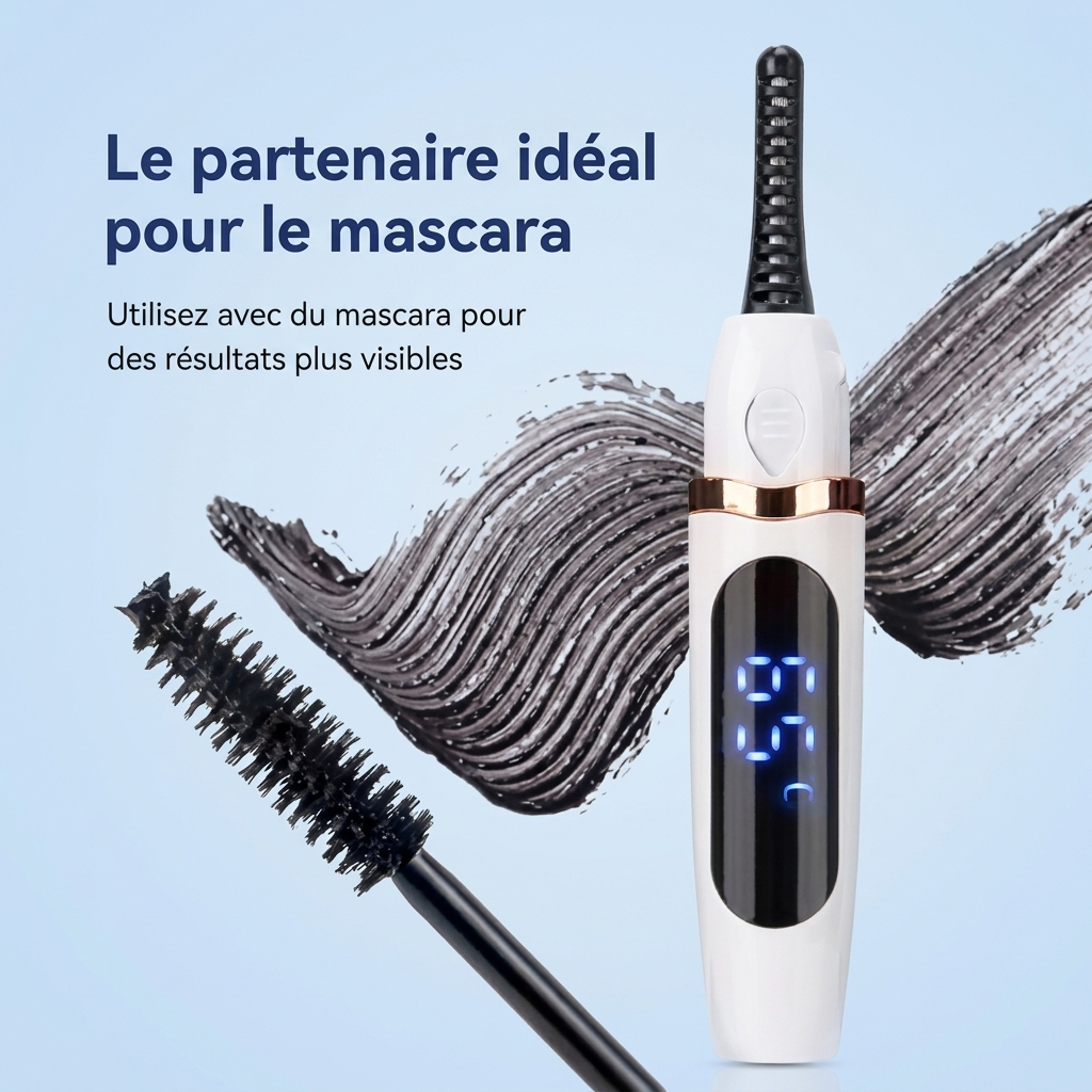 Recourbe-cils chauffant rechargeable 3 températures