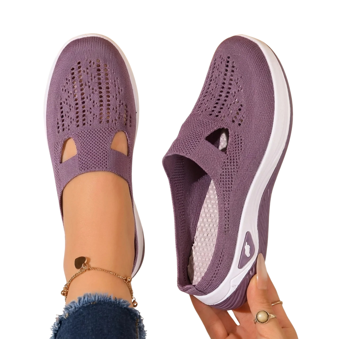 Sabots Sneakers Respirants pour Femme Confort Absolu & Style Casual