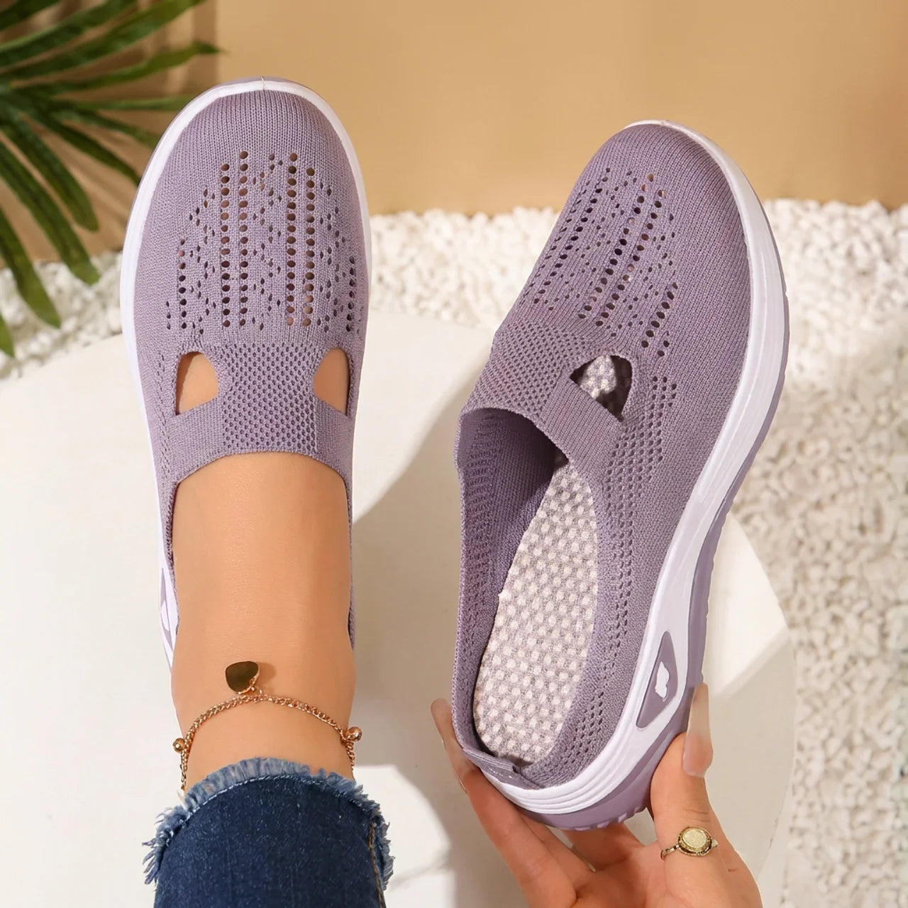 Sabots Sneakers Respirants pour Femme Confort Absolu & Style Casual