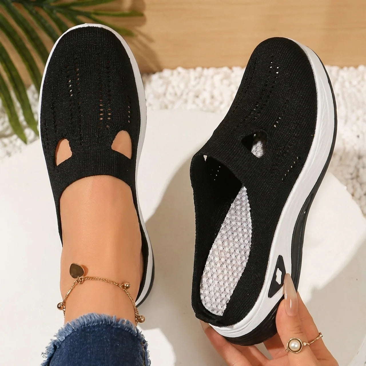 Sabots Sneakers Respirants pour Femme Confort Absolu & Style Casual