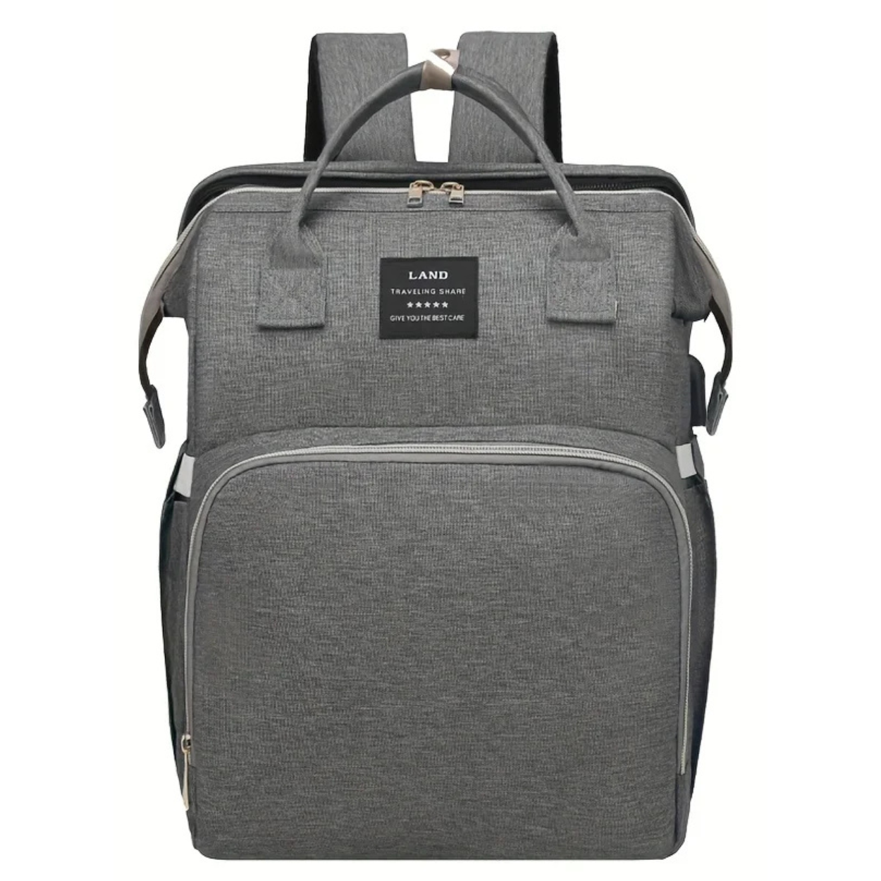Sac à Langer Multifonction 3-en-1 Avec Berceau Portable
