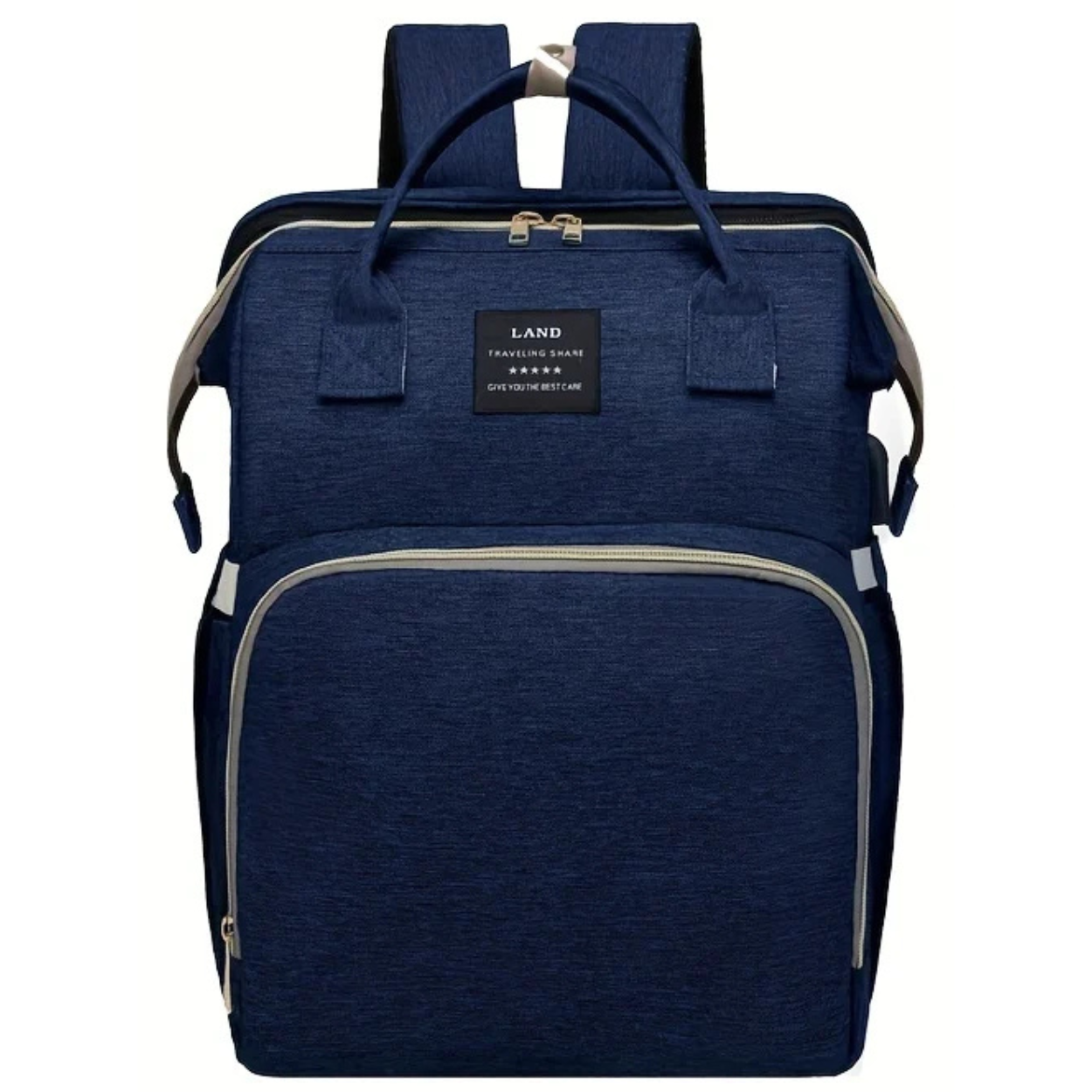 Sac à Langer Multifonction 3-en-1 Avec Berceau Portable