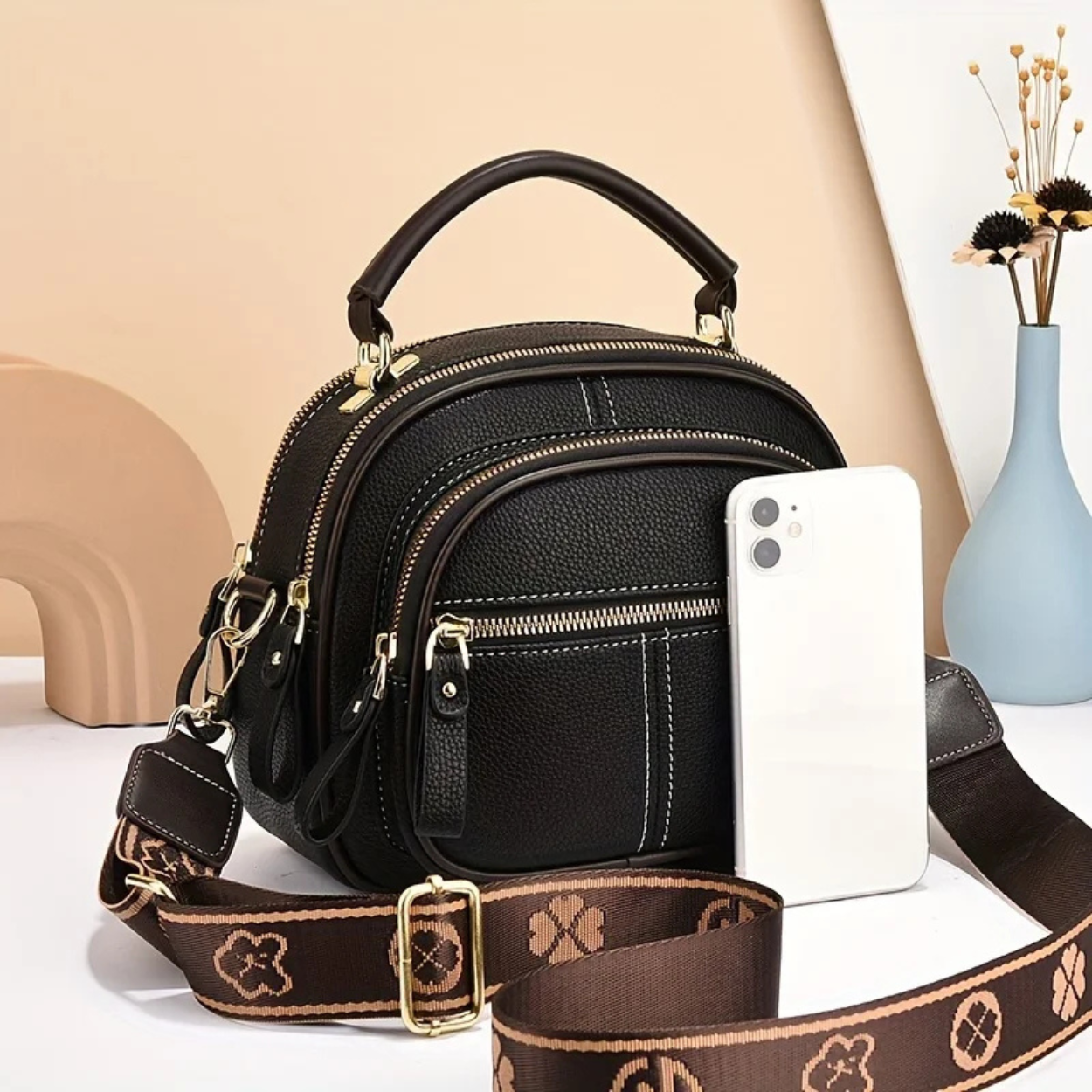Sac à Main Bandoulière Femme Élégant & Compact