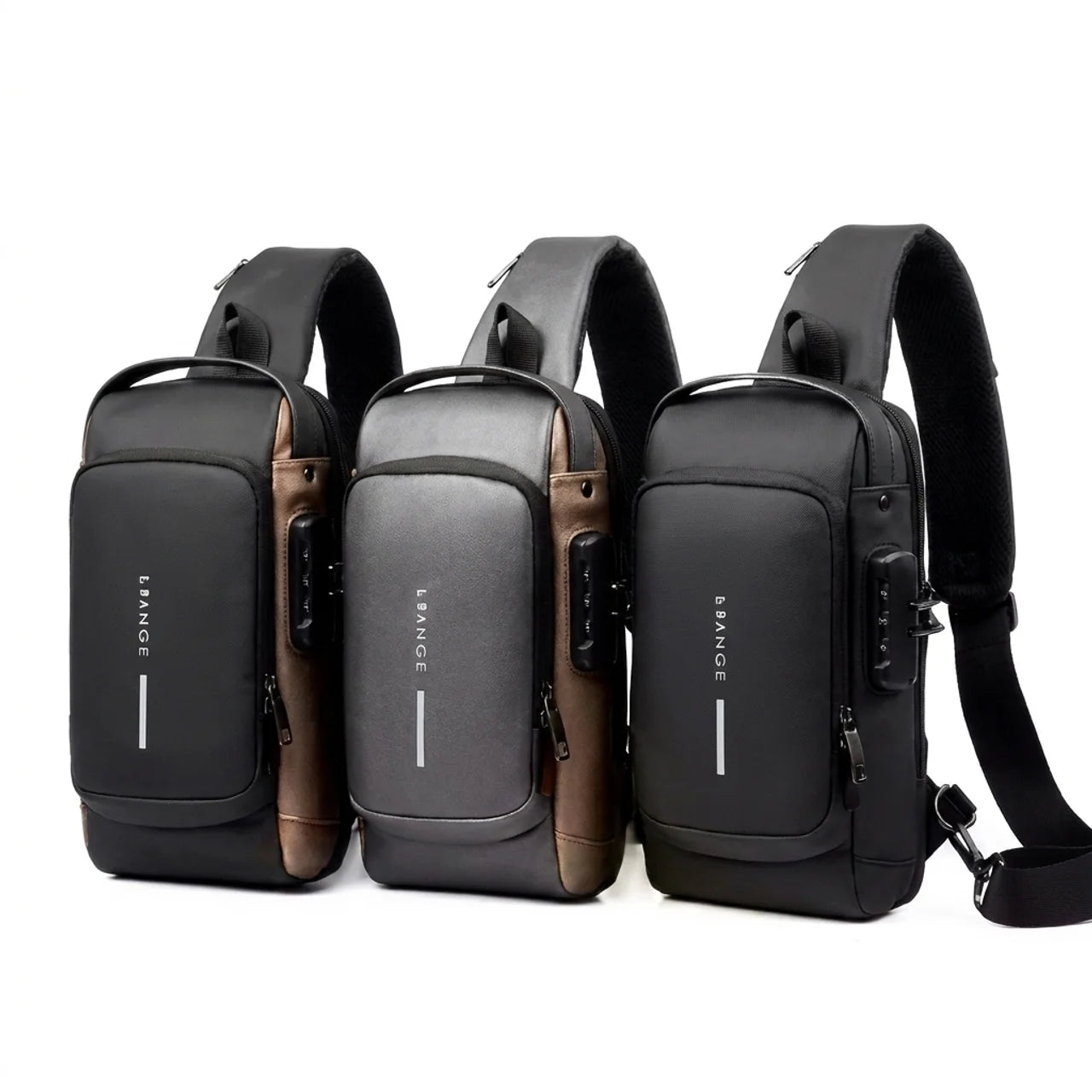 Sac Bandoulière Antivol Imperméable avec Port USB