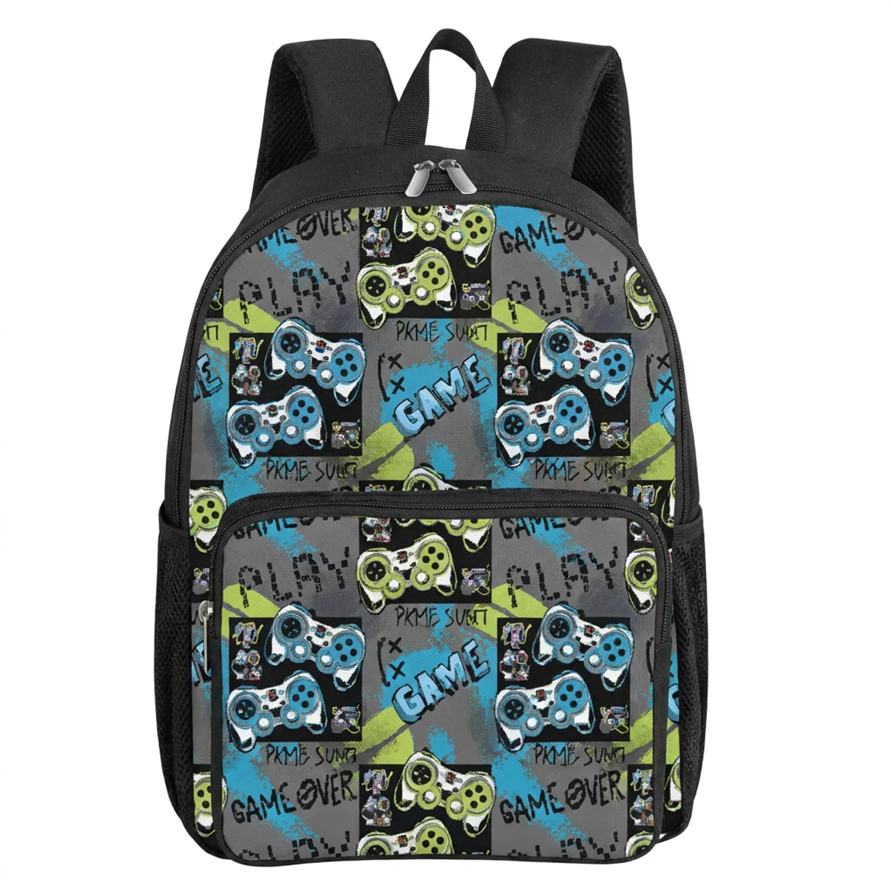 Sac à Dos Enfant Motif Manette de Jeu 3D Léger et Idéal pour l'École