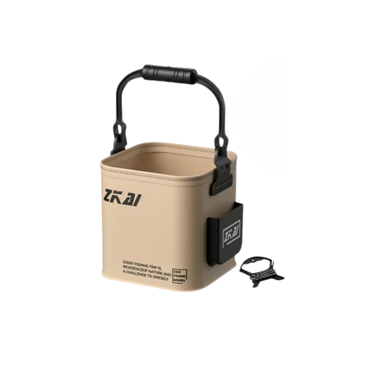 Seau de Pêche Pliable Multifonctionnel