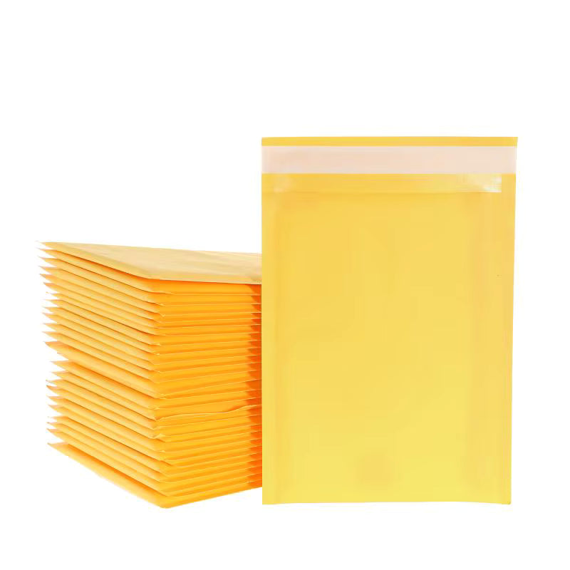 Enveloppes à Bulles Kraft Jaunes Lot de 50 Pièces