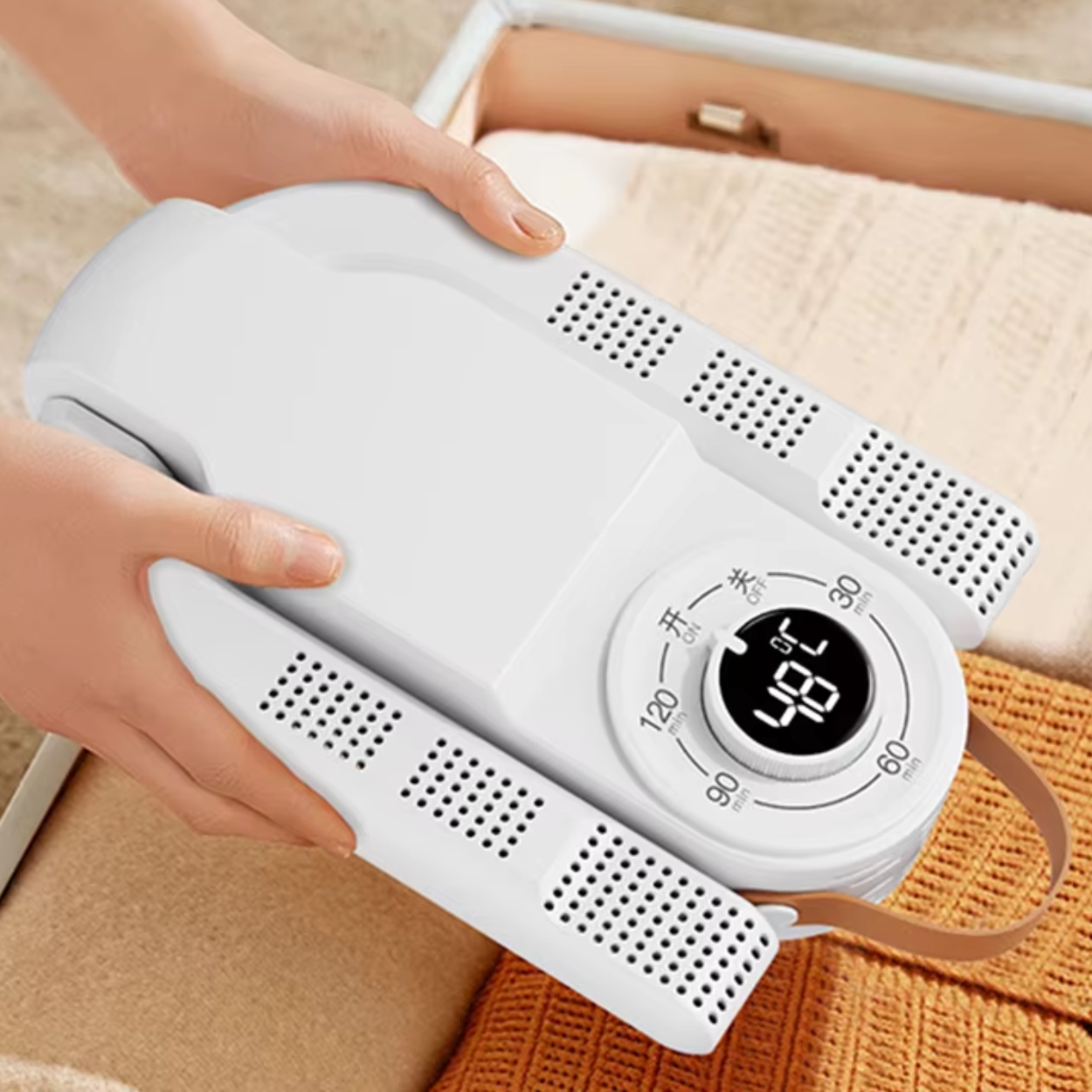 Sèche-Chaussures Pliable - Séchage Rapide, Anti-Odeurs & Température Constante