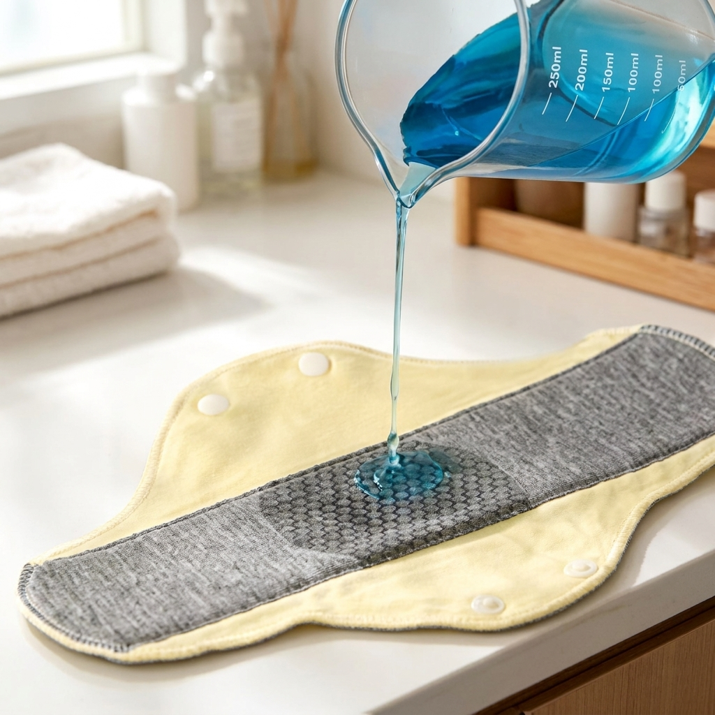 Serviettes Hygiéniques Lavables & Réutilisables Imperméables et Anti-Fuites Lot de 4