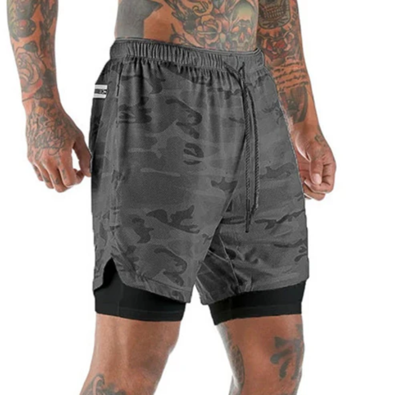 Shorts Joggers Homme 2 en 1 Sport Running & Fitness