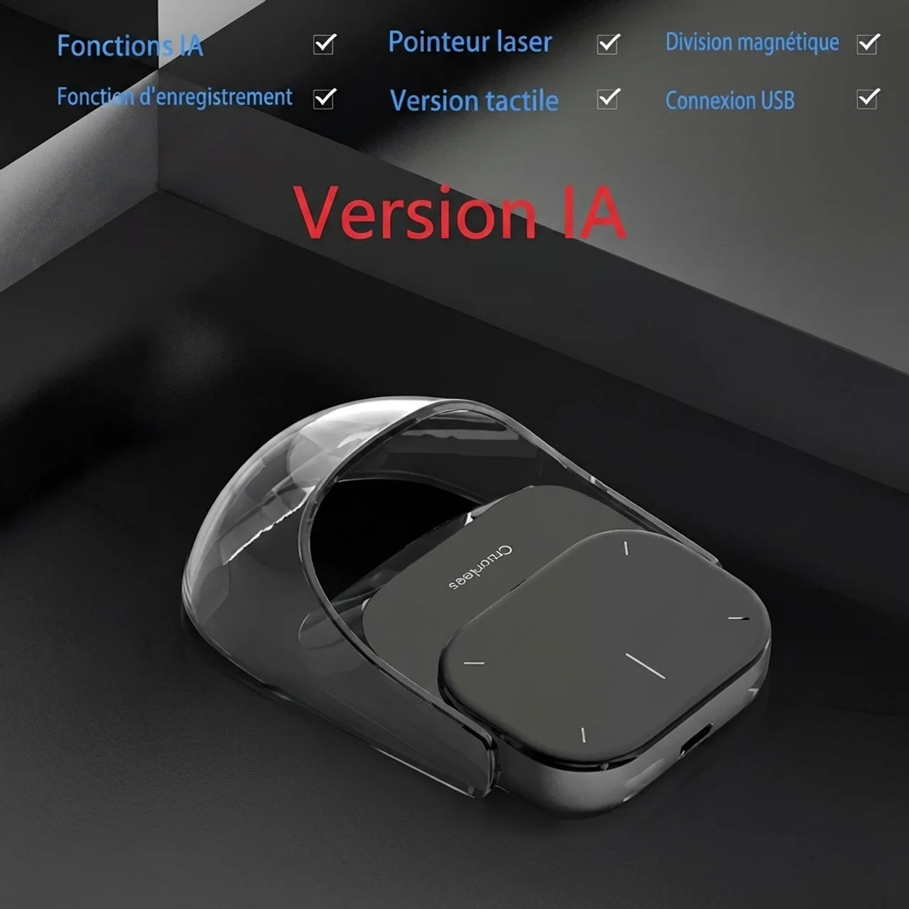 Souris Tactile Bluetooth Présentation Pro Voice Mac Windows