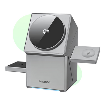 Station Charge Sans Fil 3-en-1 Magnétique Qi2