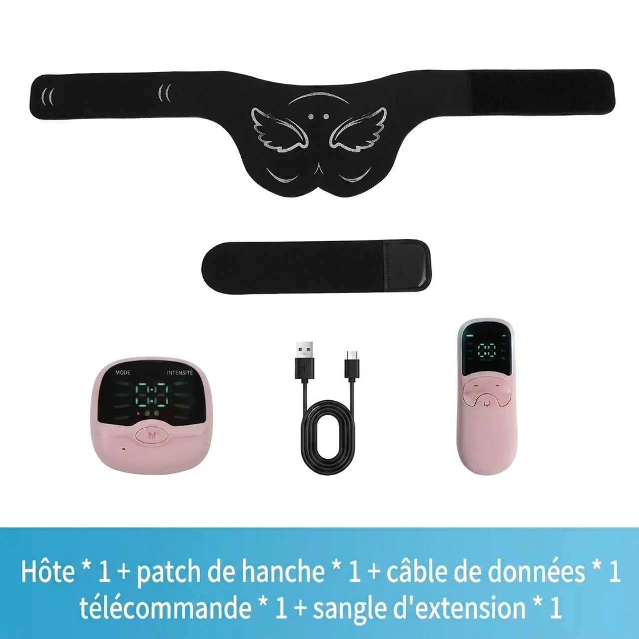 Stimulateur EMS Fessier Tonifiant Intelligent des Hanches