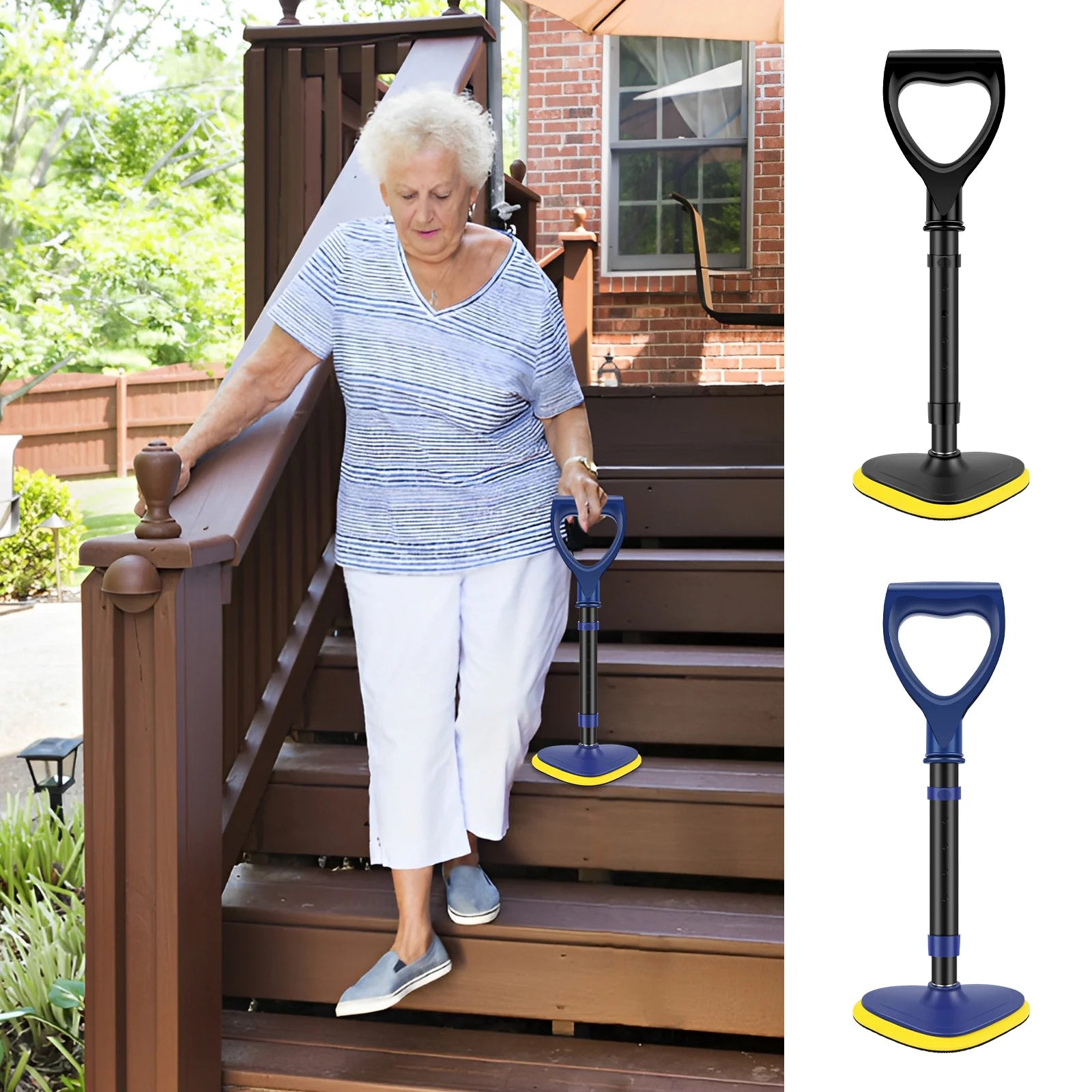 Support Mobilité Senior Sécurisé Portable Antidérapant