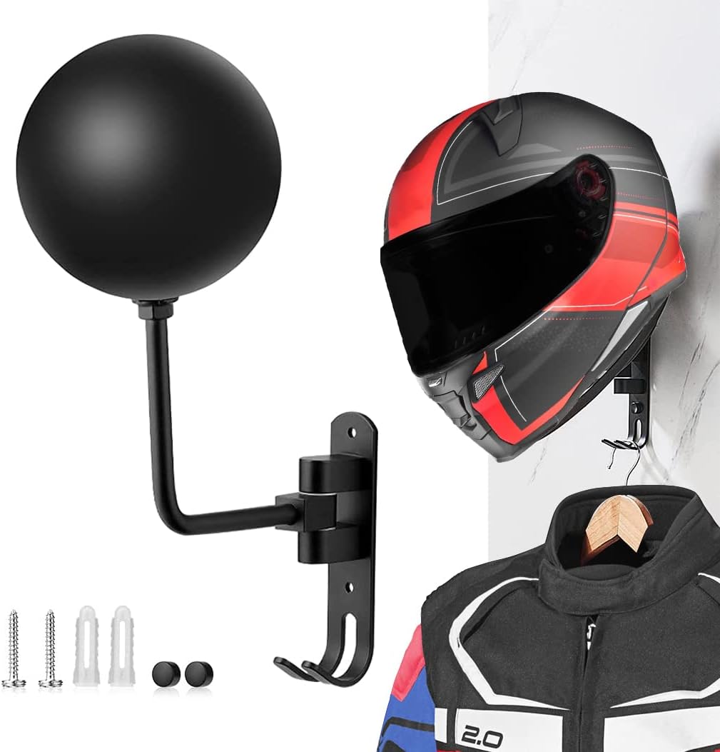 Support Casque Moto Pivotant 180°