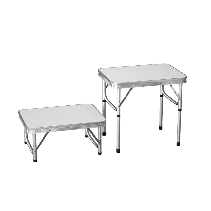 Table de Camping Pliante Mini en Aluminium Hauteur Réglable et Ultra Portable