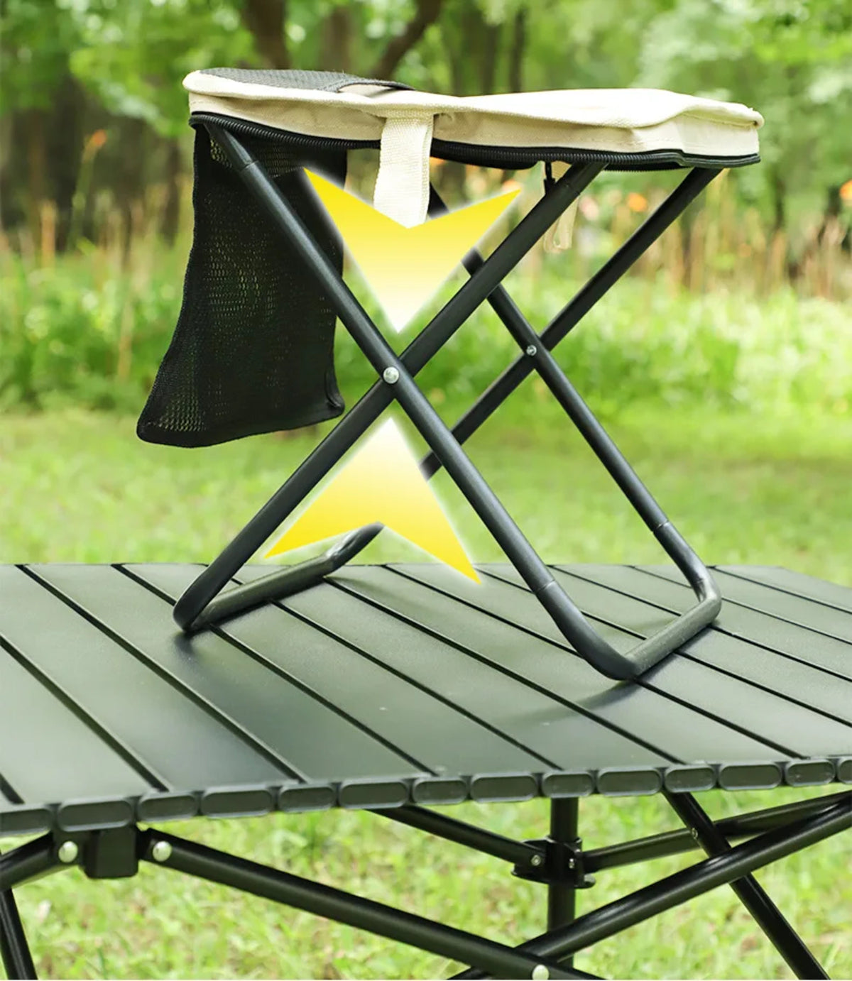 Tabouret Sac Pliable Outdoor