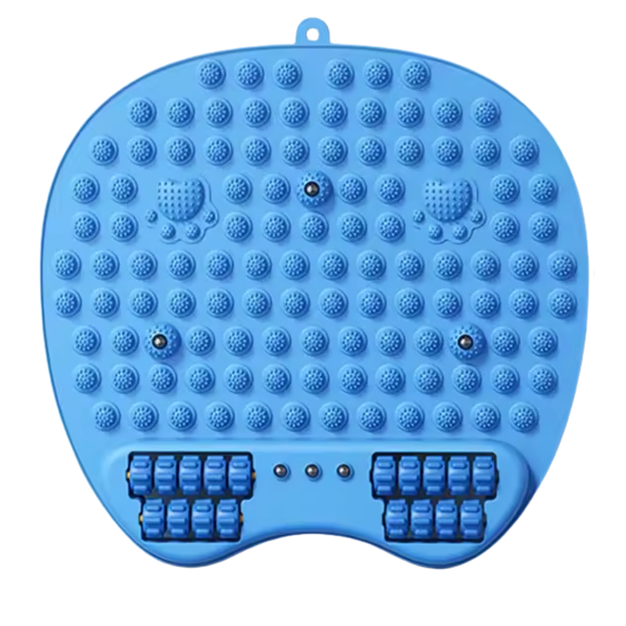 Tapis de Massage Magnétique 2-en-1 Acupression + Rouleaux