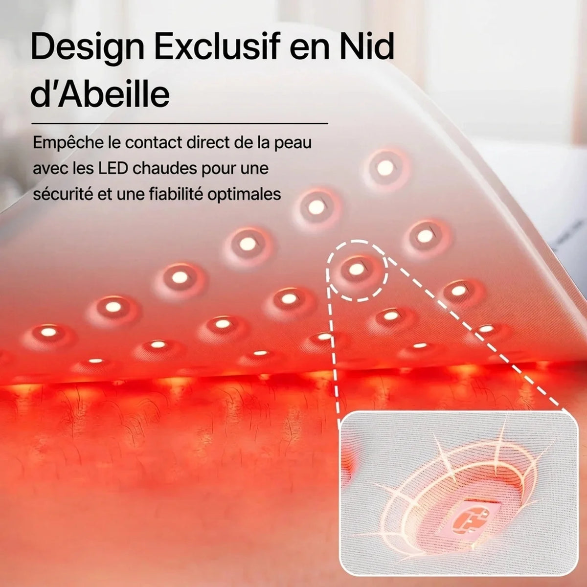 Tapis de luminothérapie rouge et infrarouge corps entier